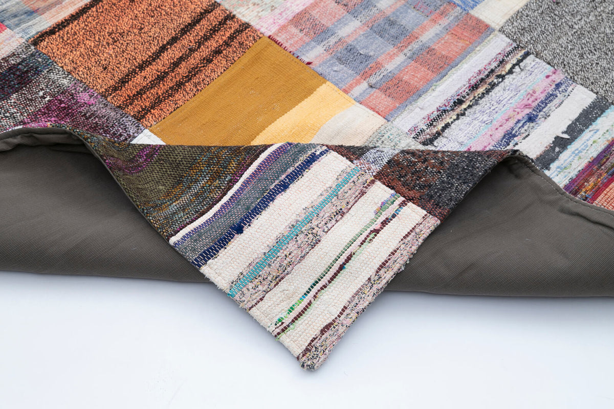 9x11 Multicolor Kilim Patchwork Rug - 30571