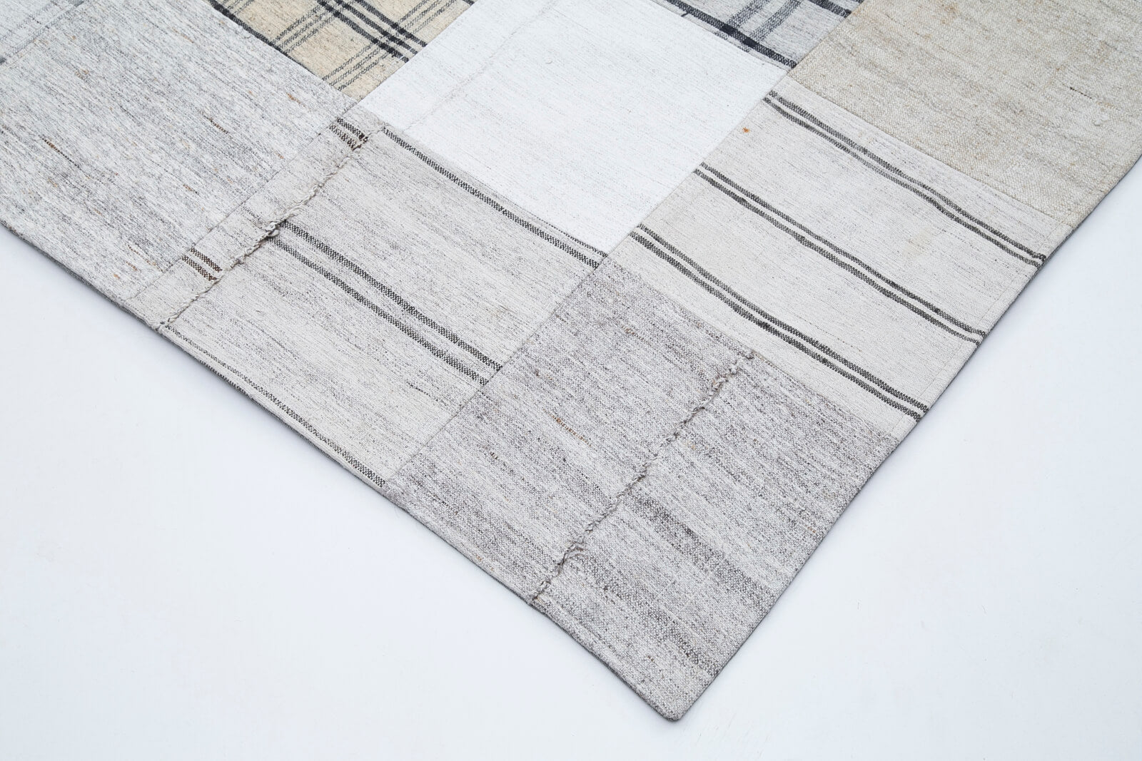 10x13 Beige Kilim Patchwork Rug - 30573