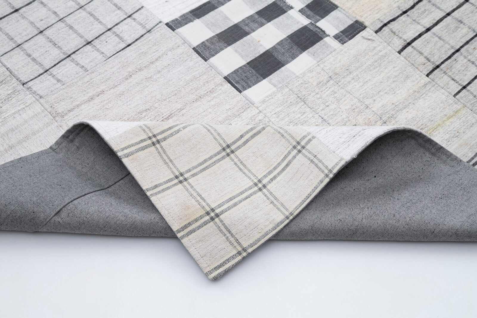 10x13 Beige Kilim Patchwork Rug - 30573