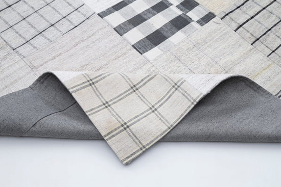 10x13 Beige Kilim Patchwork Rug - 30573