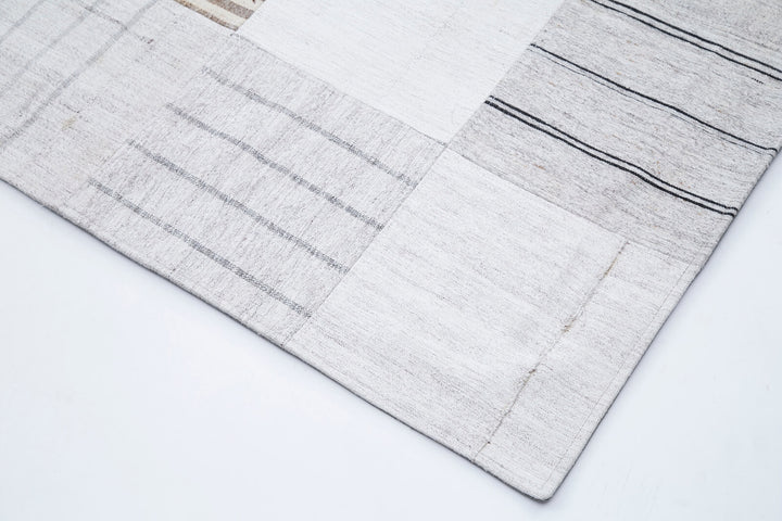 10x13 Beige Kilim Patchwork Rug - 30575