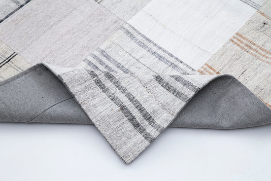 10x13 Beige Kilim Patchwork Rug - 30576