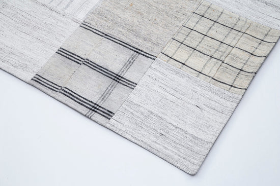 10x13 Beige Kilim Patchwork Rug - 30578