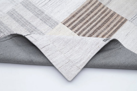 10x13 Beige Kilim Patchwork Rug - 30578