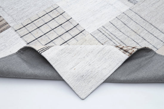 10x13 Beige Kilim Patchwork Rug - 30579