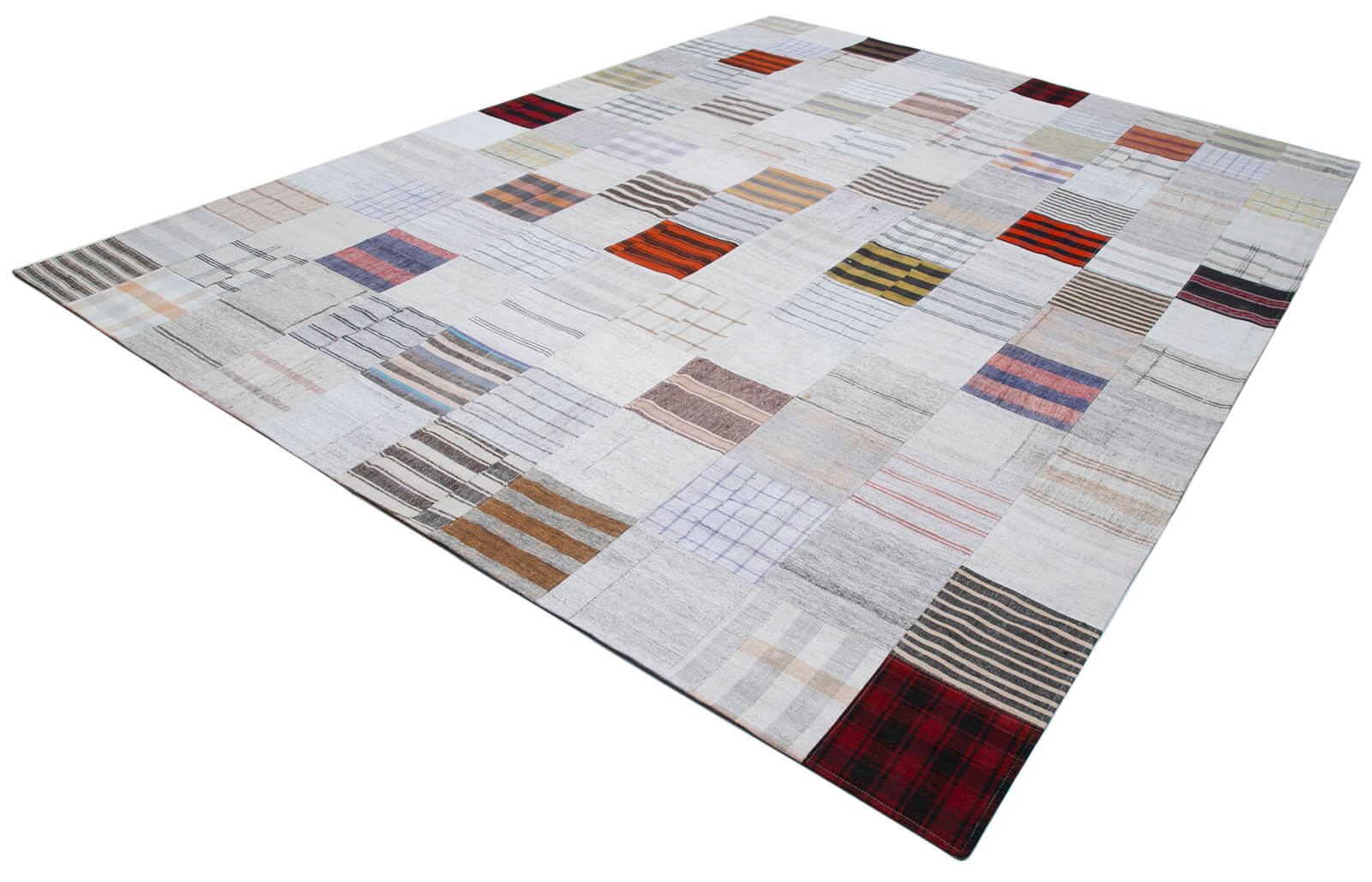 10x13 Multicolor Kilim Patchwork Rug - 30583