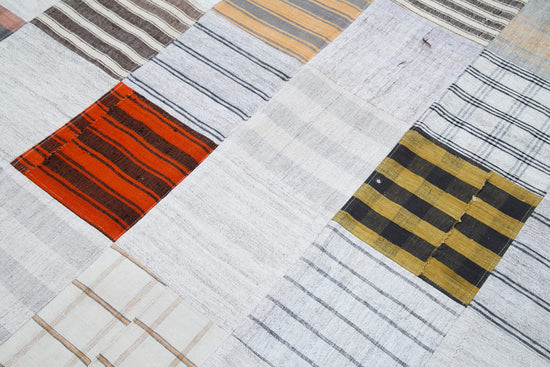 10x13 Multicolor Kilim Patchwork Rug - 30583