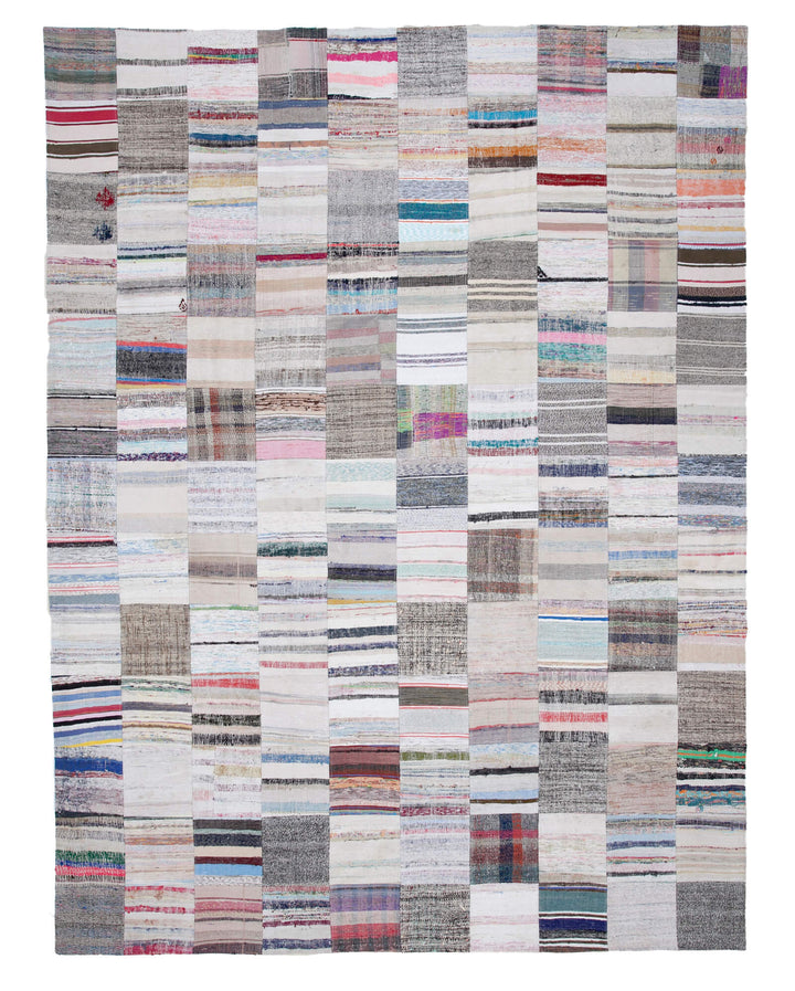 10x13 Multicolor Kilim Patchwork Rug - 30584