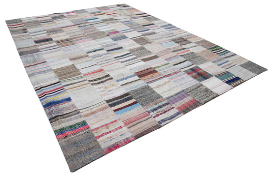 10x13 Multicolor Kilim Patchwork Rug - 30584