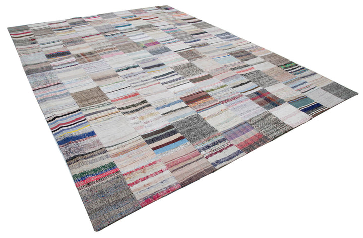 10x13 Multicolor Kilim Patchwork Rug - 30584