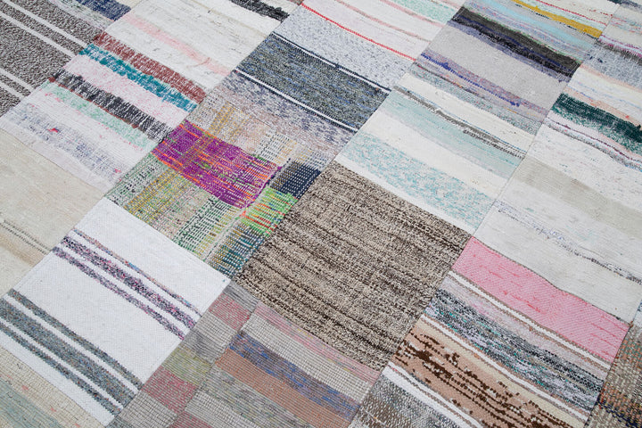 10x13 Multicolor Kilim Patchwork Rug - 30584