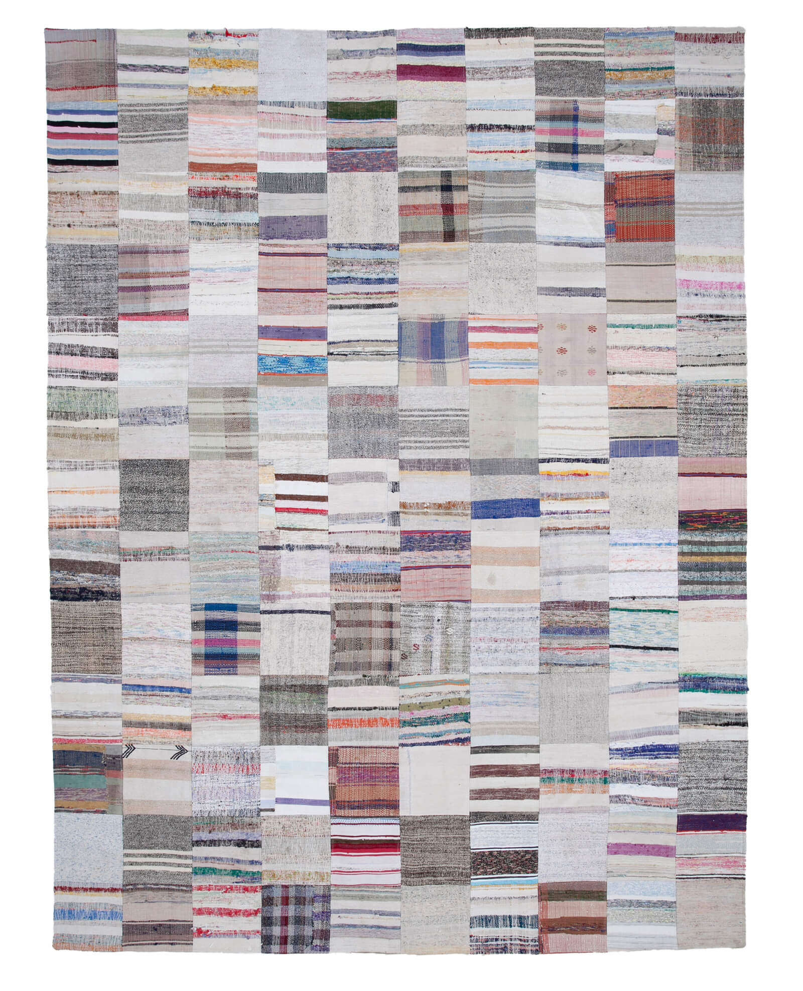 10x13 Multicolor Kilim Patchwork Rug - 30587