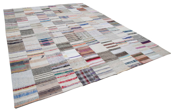 10x13 Multicolor Kilim Patchwork Rug - 30587