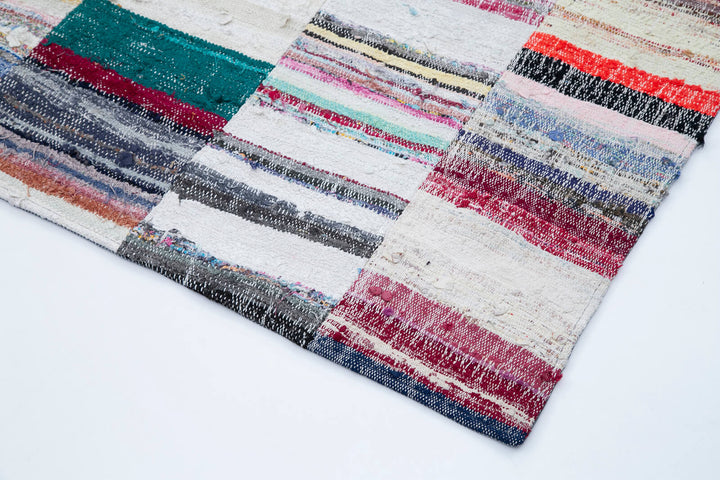 7x10 Multicolor Kilim Patchwork Rug - 30598