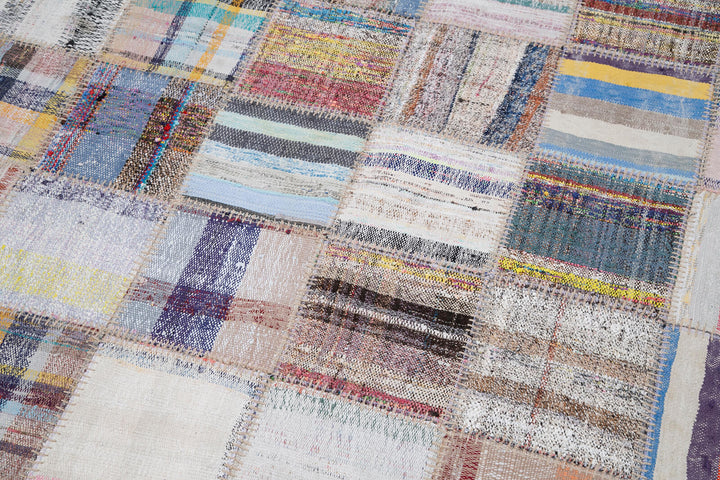6x10 Multicolor Kilim Patchwork Rug - 30604