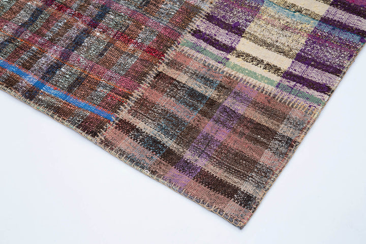7x10 Multicolor Kilim Patchwork Rug - 30606