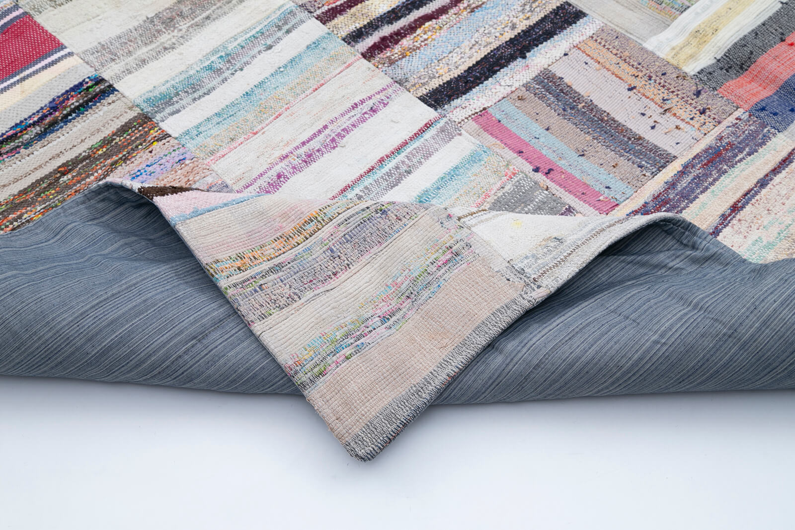 7x12 Multicolor Kilim Patchwork Rug - 30610