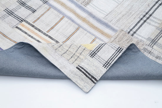 8x11 Beige Kilim Patchwork Rug - 30615