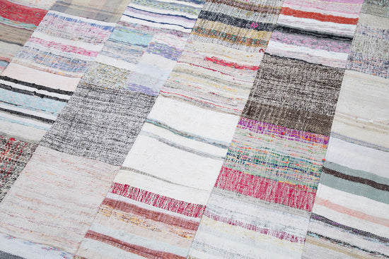 10x13 Multicolor Kilim Patchwork Rug - 30616
