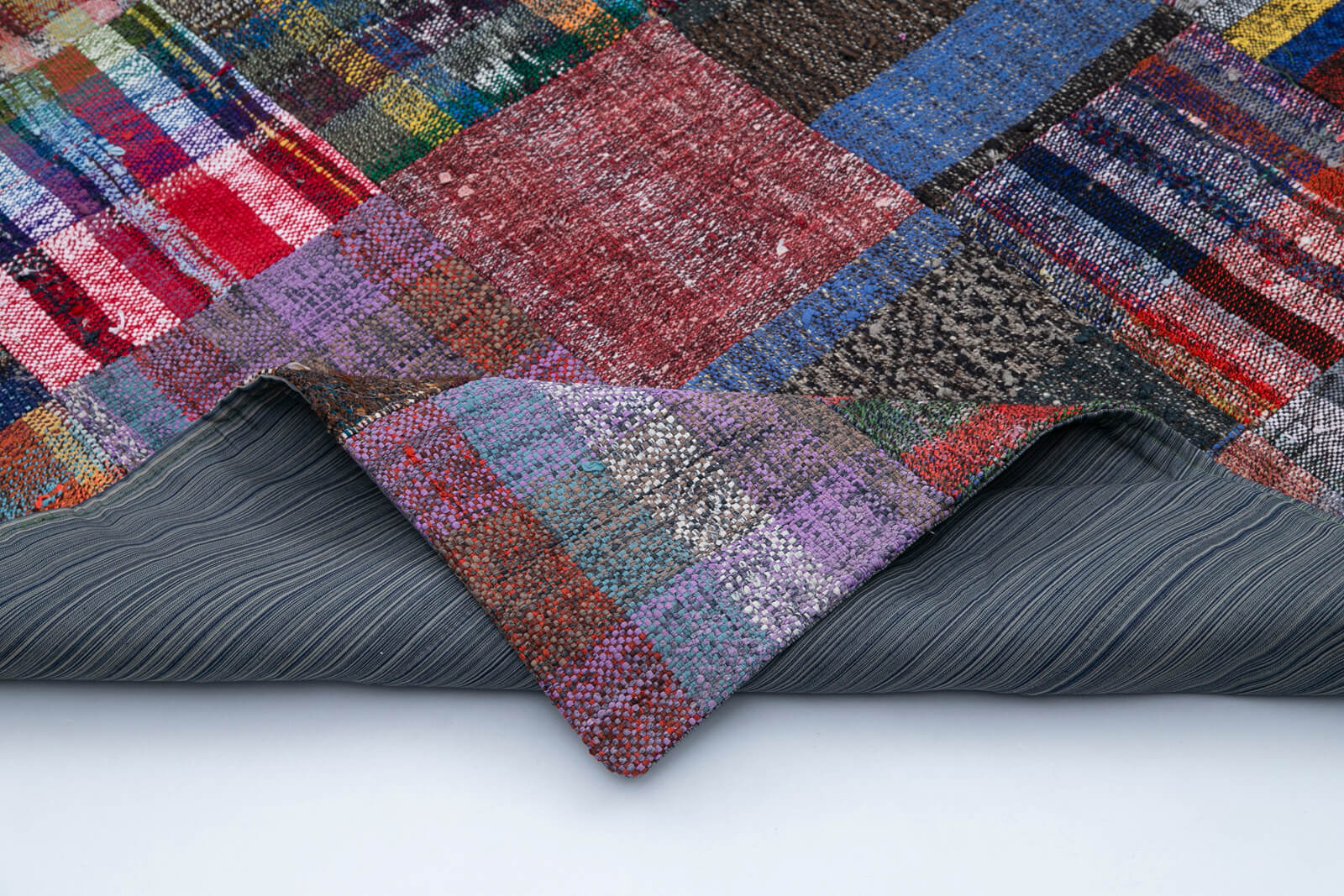 8x12 Multicolor Kilim Patchwork Rug - 30617