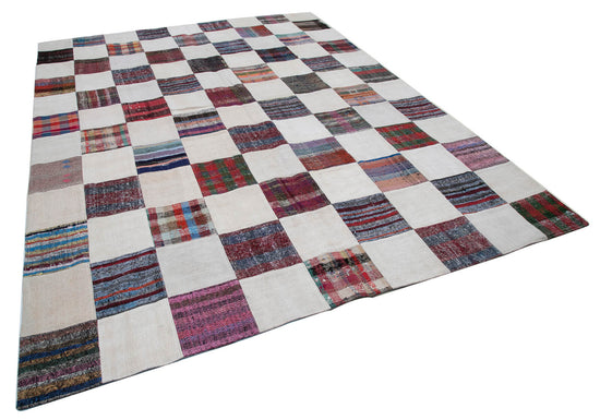 9x12 Multicolor Kilim Patchwork Rug - 30619