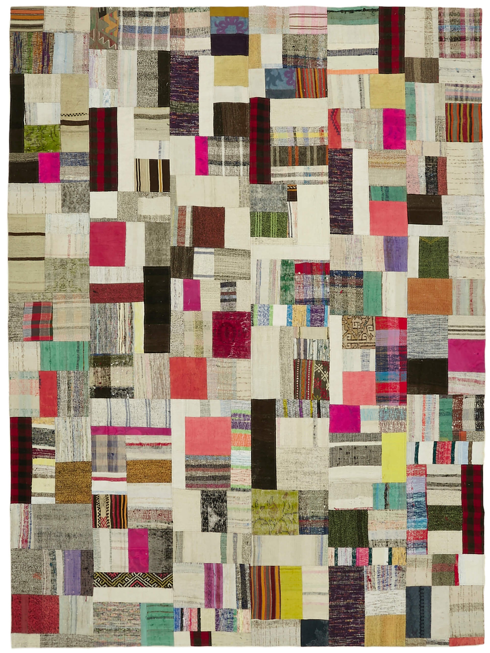 9x12 Multicolor Kilim Patchwork Rug - 30622