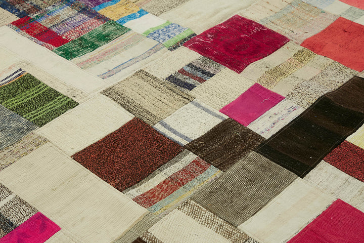 9x12 Multicolor Kilim Patchwork Rug - 30622