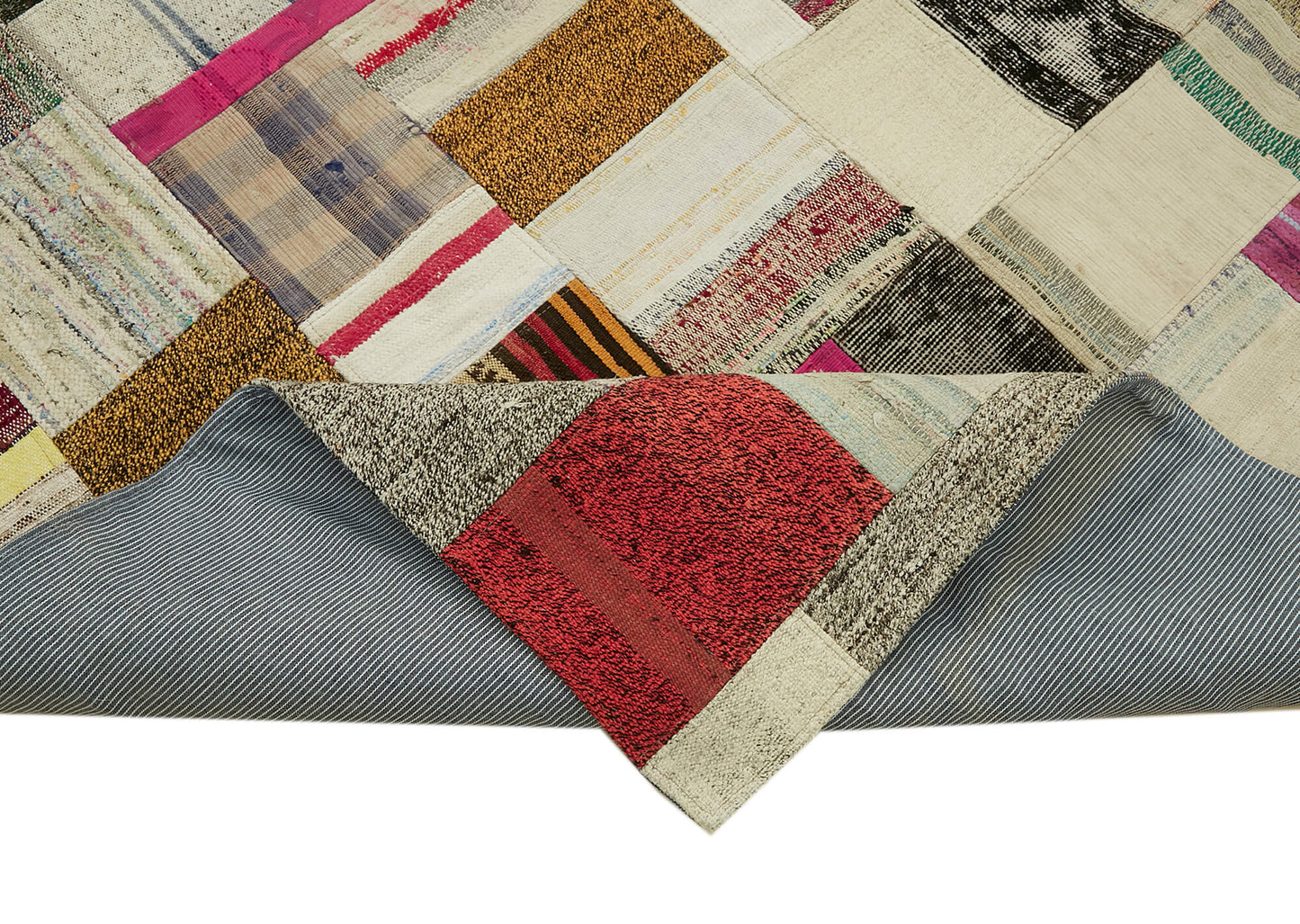 9x12 Multicolor Kilim Patchwork Rug - 30622