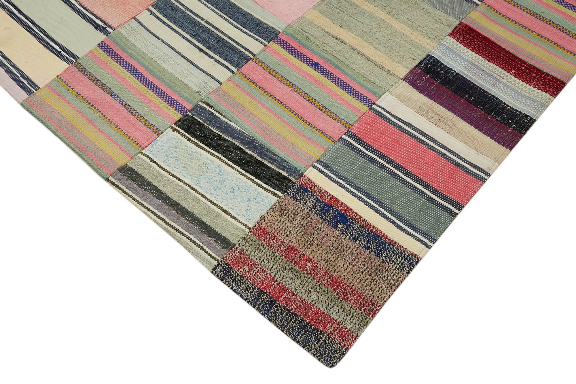 9x12 Multicolor Kilim Patchwork Rug - 30623