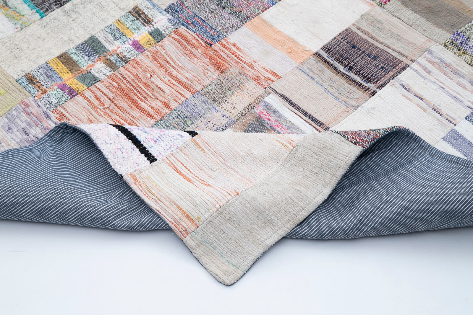 9x13 Multicolor Kilim Patchwork Rug - 30624