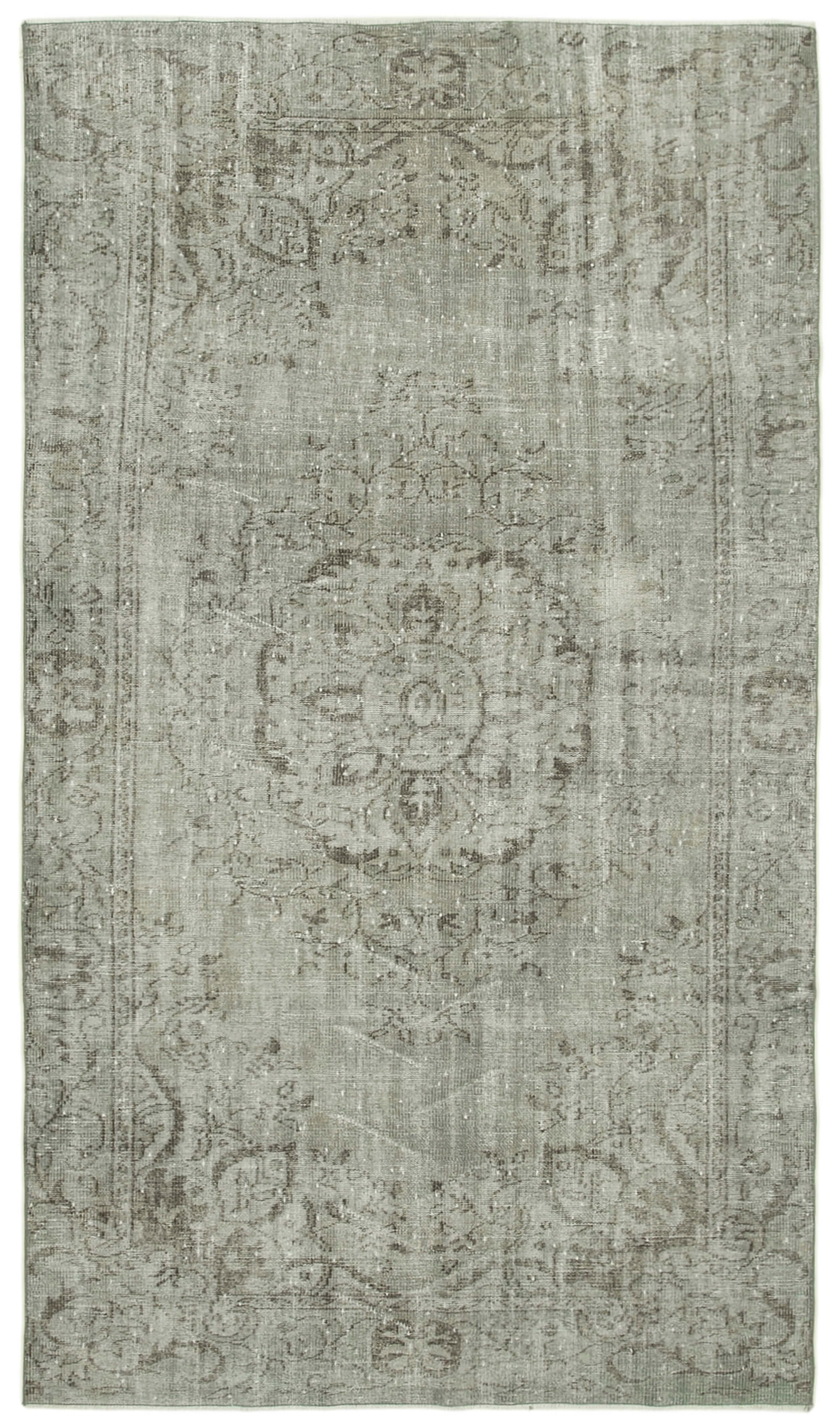 5x9 Grey Overdyed Rug - 30635