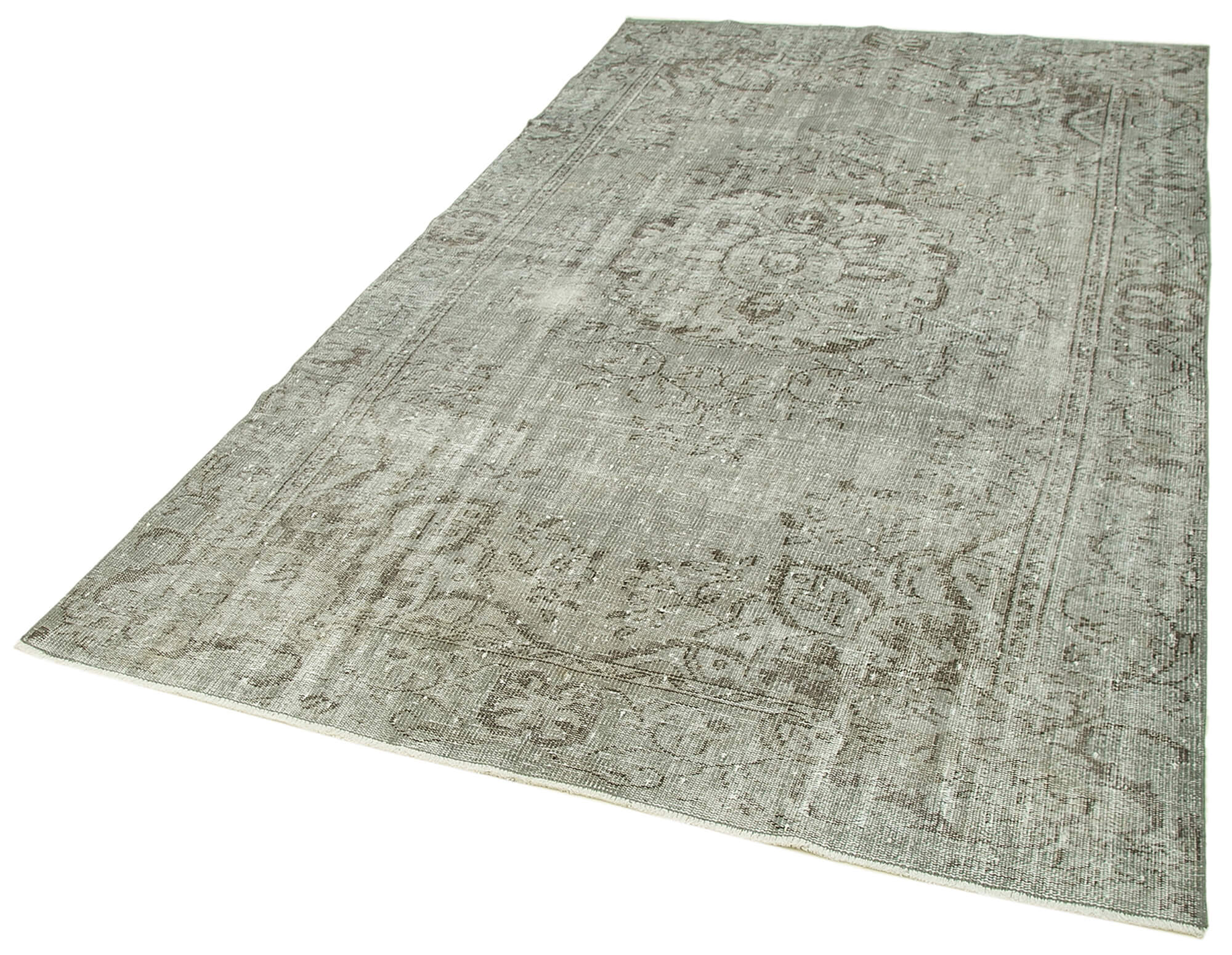 5x9 Grey Overdyed Rug - 30635