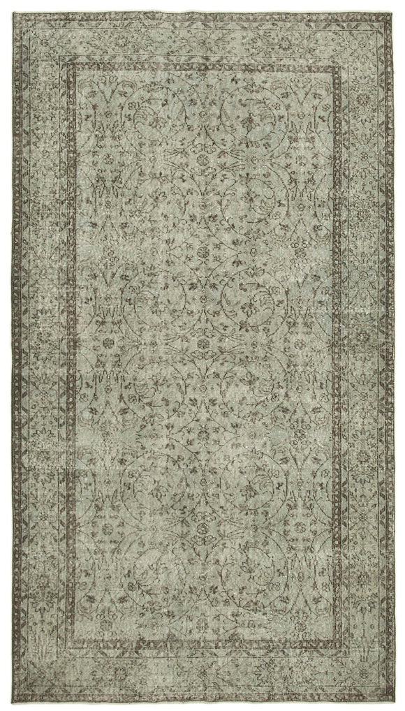 5x9 Grey Overdyed Rug - 30644