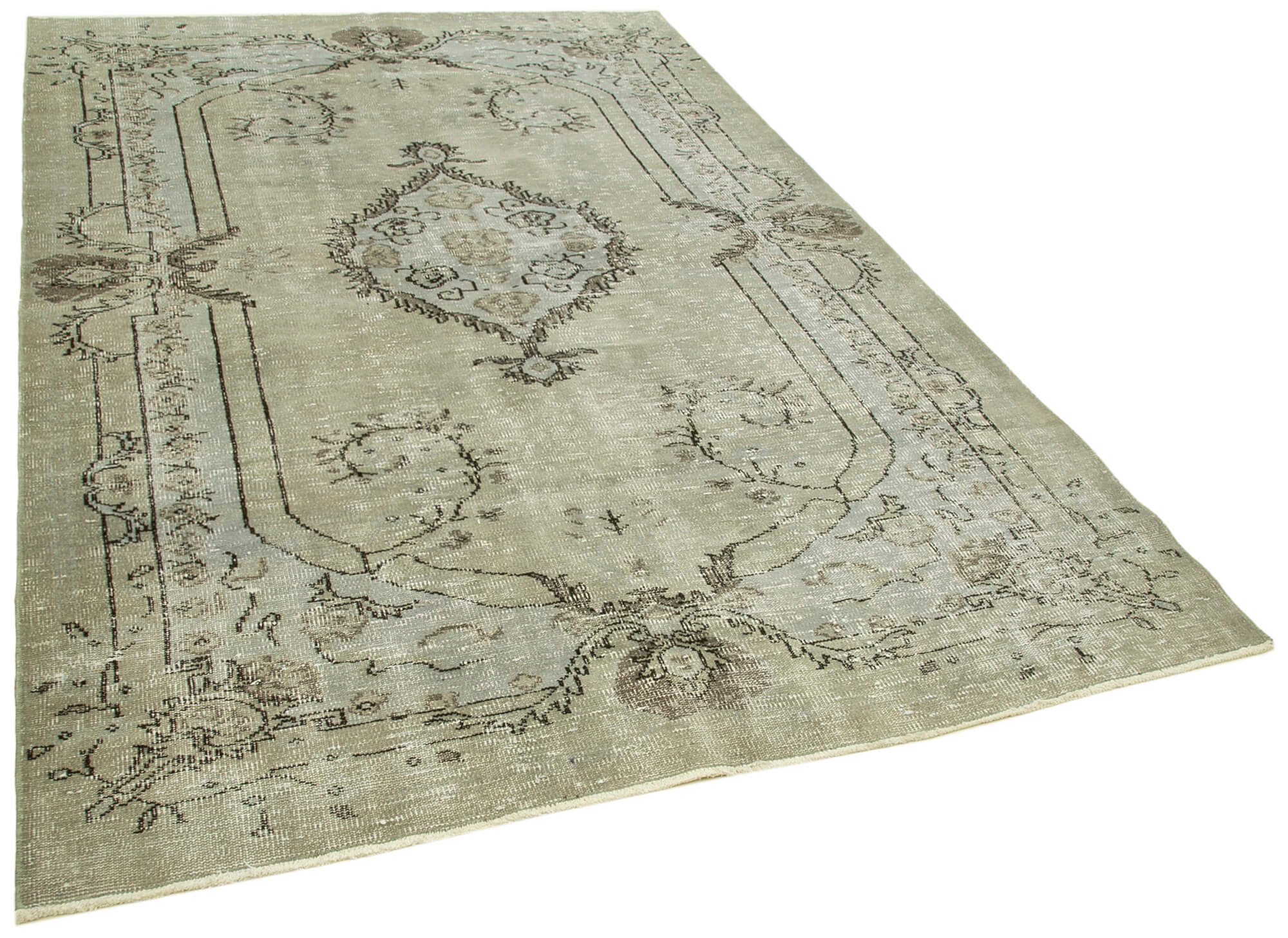 6x9 Grey Overdyed Rug - 30770
