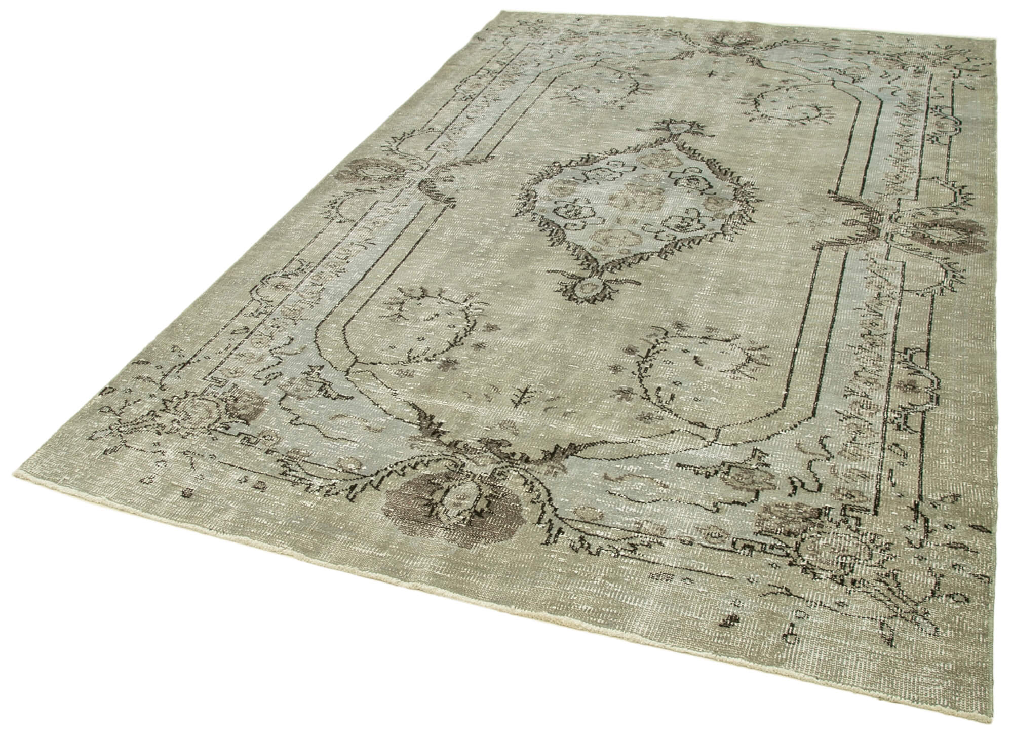 6x9 Grey Overdyed Rug - 30770