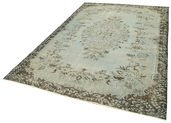 6x9 Blue Overdyed Rug - 30771