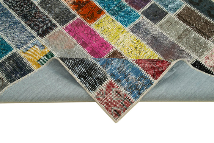 6x8 Multicolor Modern Patchwork Rug - 30967
