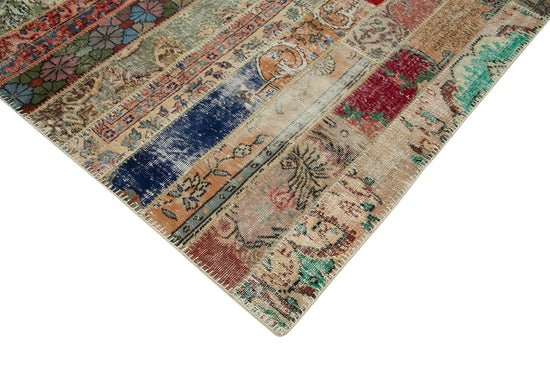 6x10 Multicolor Modern Patchwork Rug - 30992