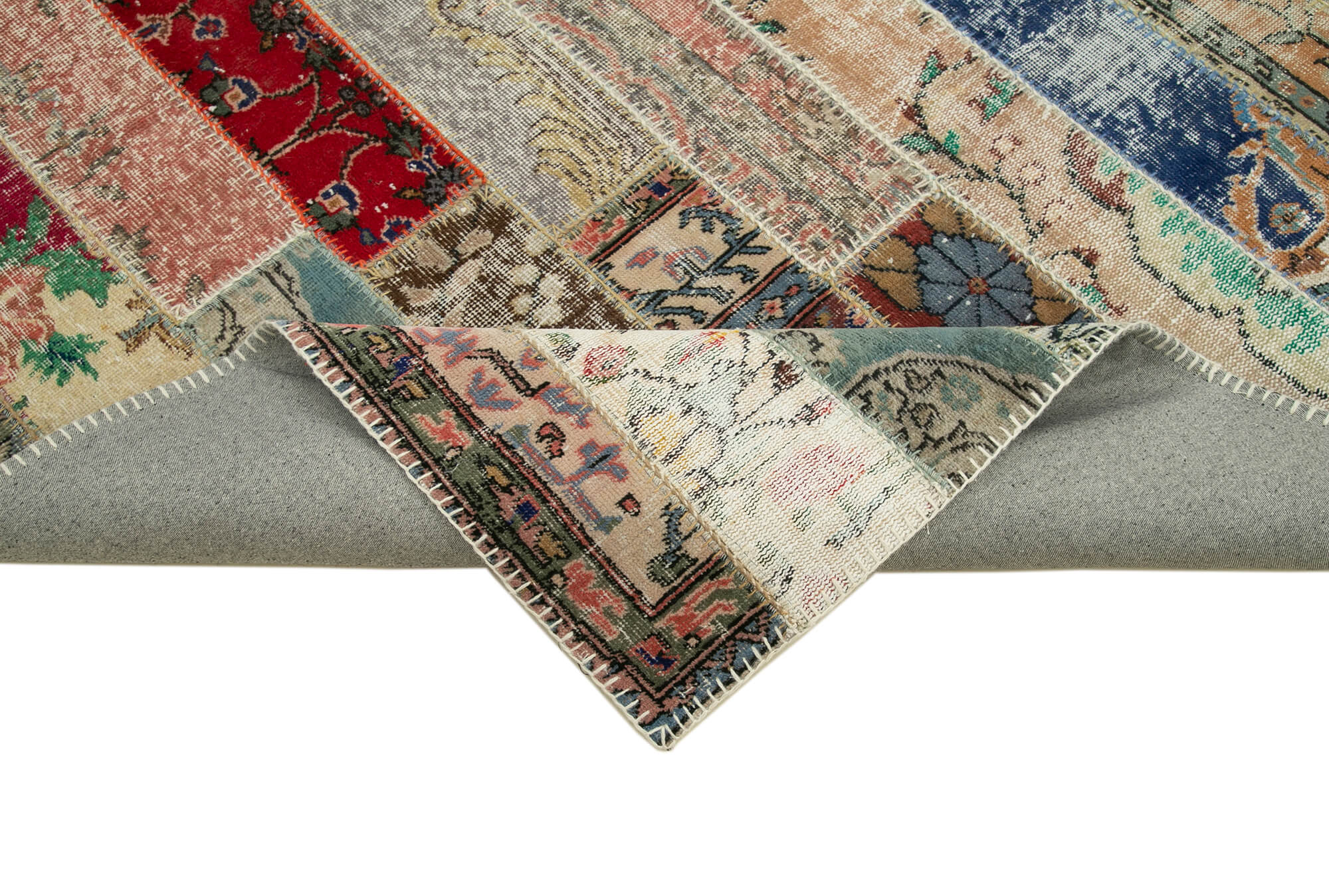 6x10 Multicolor Modern Patchwork Rug - 30992
