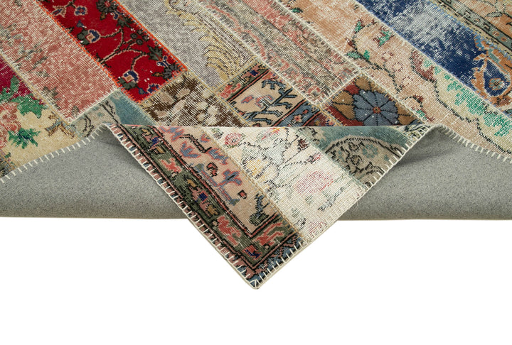 6x10 Multicolor Modern Patchwork Rug - 30992