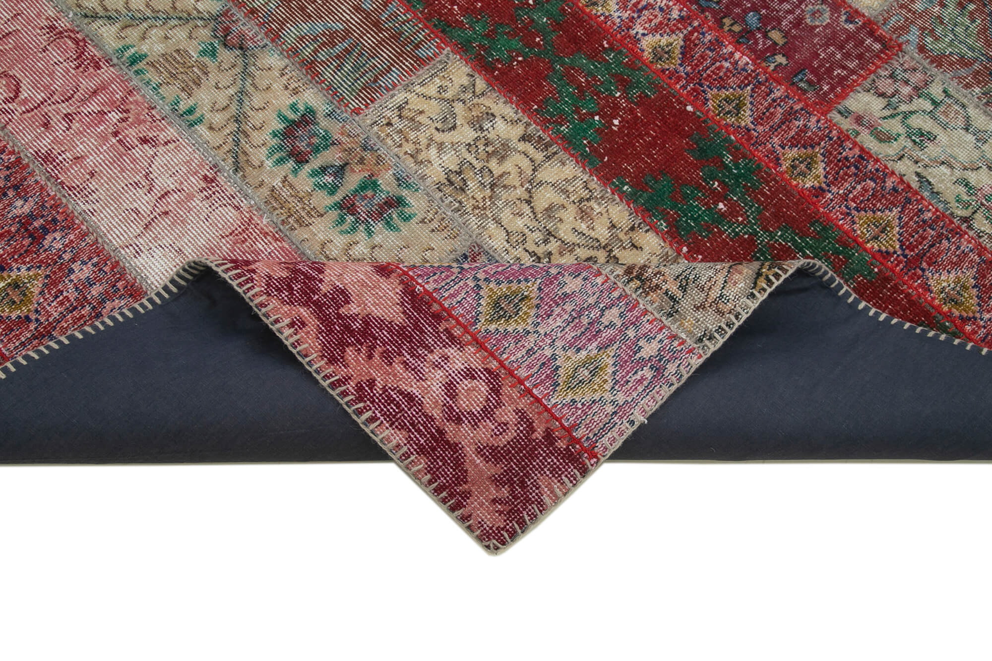 7x10 Multicolor Modern Patchwork Rug - 30995