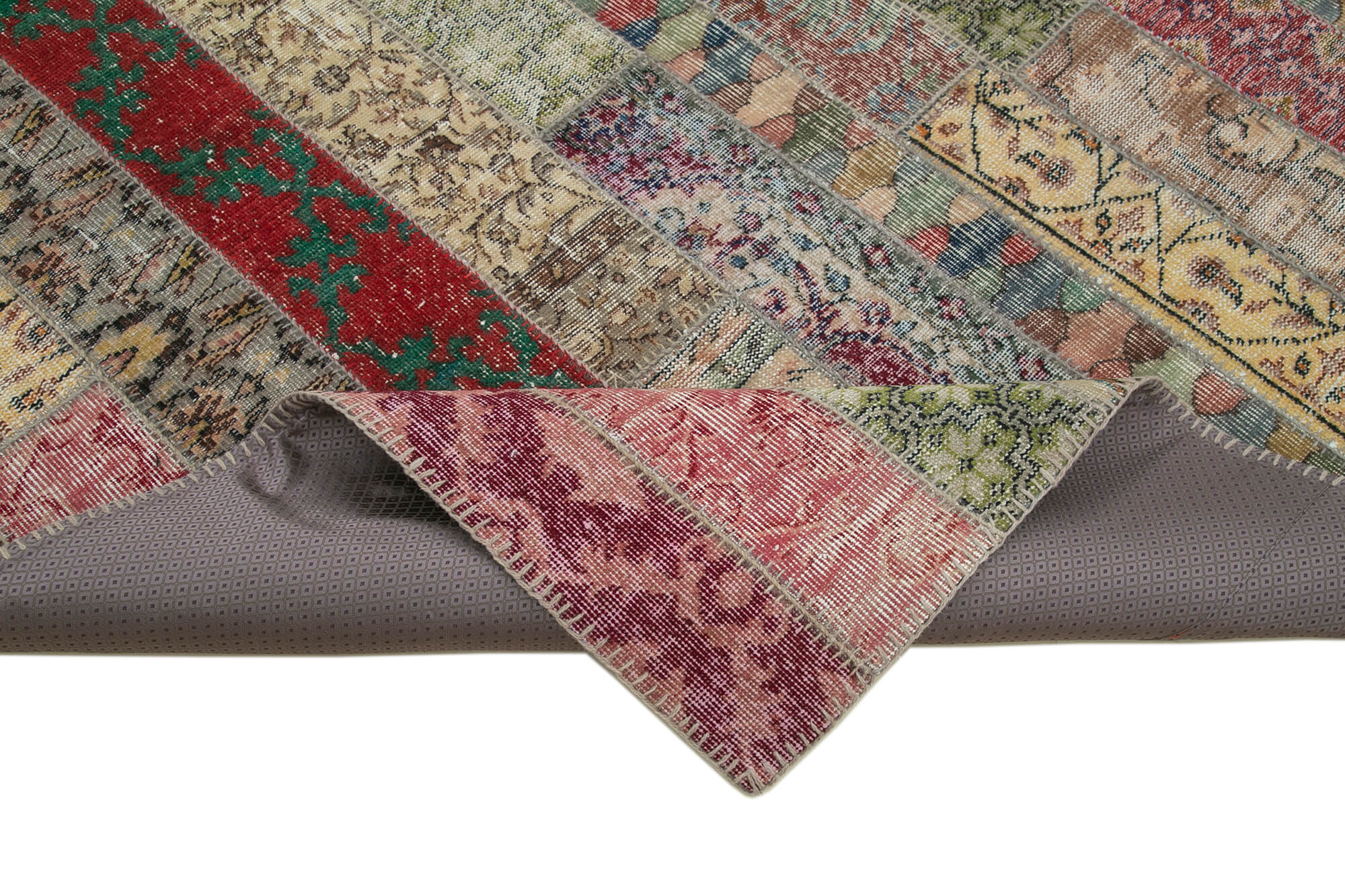 7x10 Multicolor Modern Patchwork Rug - 30996