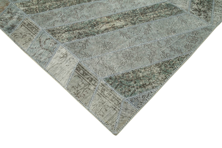 6x10 Grey Modern Patchwork Rug - 31030