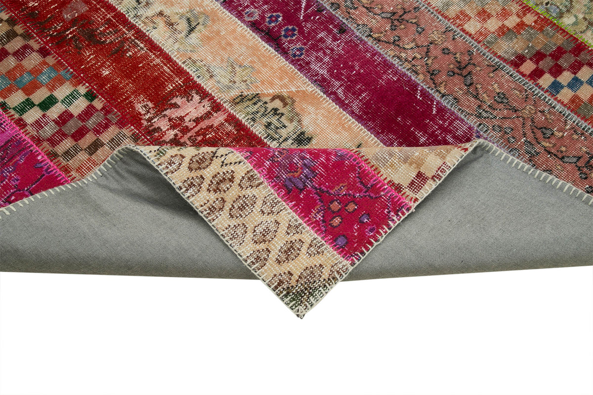 7x10 Multicolor Modern Patchwork Rug - 31047