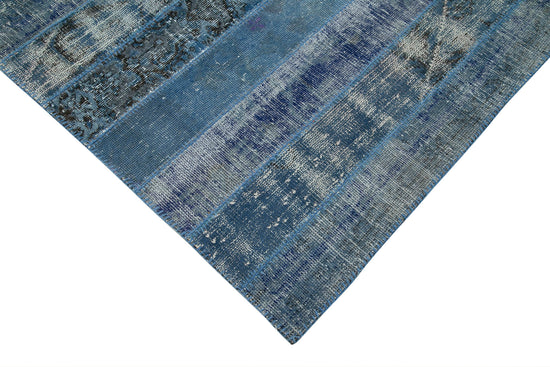 6x10 Blue Modern Patchwork Rug - 31053