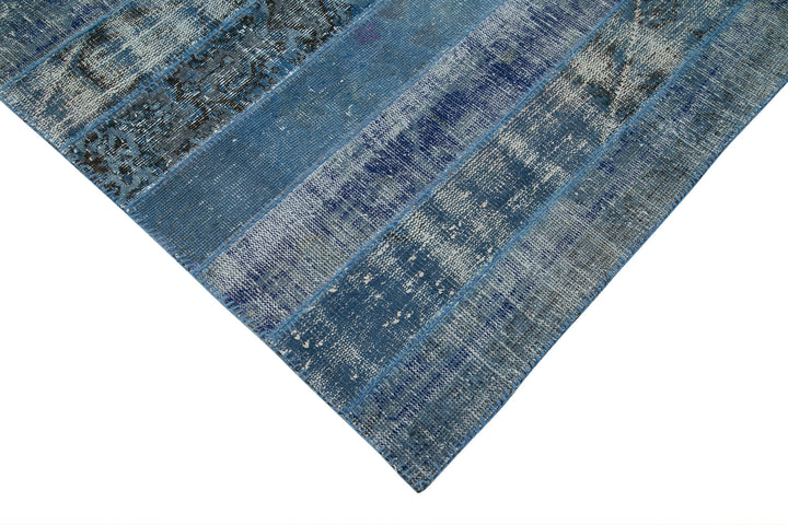 6x10 Blue Modern Patchwork Rug - 31053