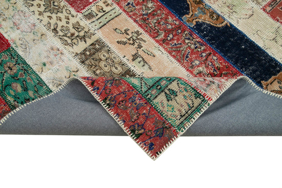 7x10 Multicolor Modern Patchwork Rug - 31054
