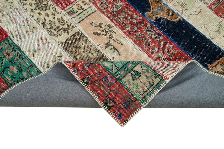 7x10 Multicolor Modern Patchwork Rug - 31054