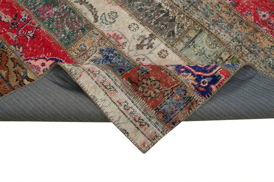 7x10 Multicolor Modern Patchwork Rug - 31055