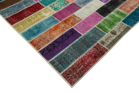 6x10 Multicolor Modern Patchwork Rug - 31062